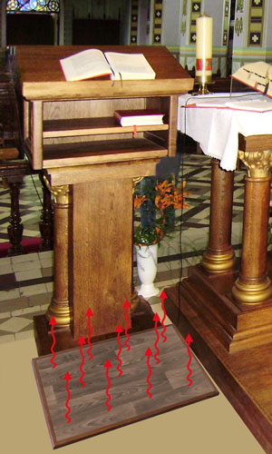 pulpit heating